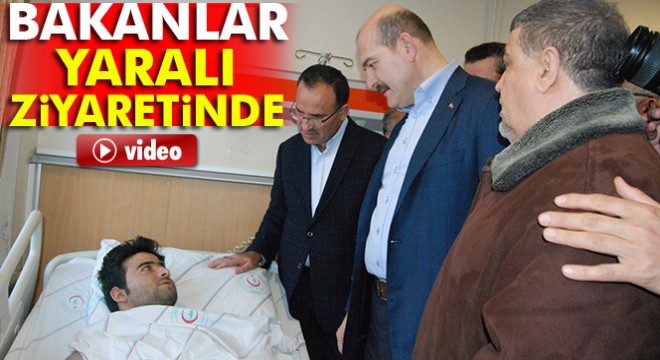 Bakanlar, Viranşehir’deki saldırıda yaralananları ziyaret etti