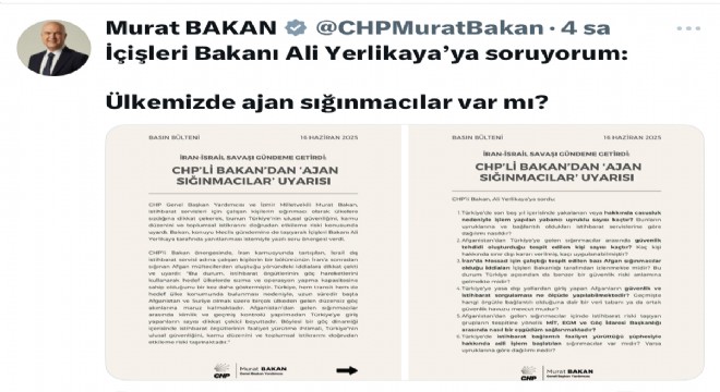CHP’li Bakan’dan önemli uyarı