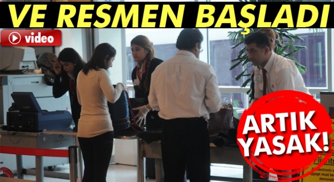 İngiliz havayolu şirketi ’kabin yasağı’na başladı