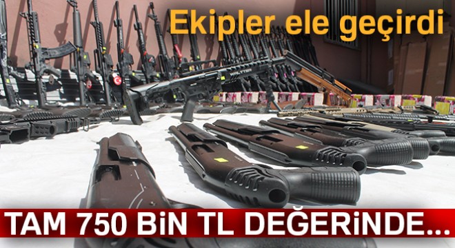 Konya da 750 bin liralık kaçak silah ele geçirildi