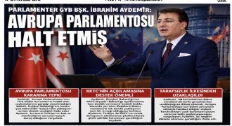 Aydemir: Avrupa Parlamentosu halt etmiş