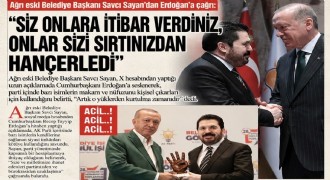SAVCI SAYAN'DAN ERDOĞAN'A ÇAĞRI: ARTIK O YÜKLERDEN KURTULMA ZAMANIDIR